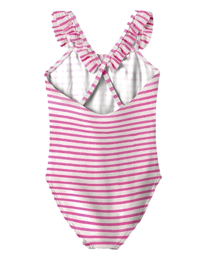 Name It - NKFZippa Badedragt - Knockout Pink